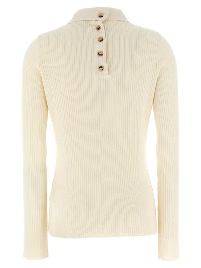 Courrèges Natural Multi-buttons Sweater