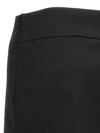 Diesel Black Stretch Twill O-dixy Miniskirt