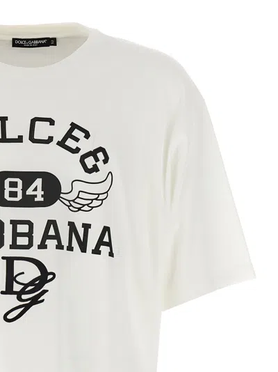 Dolce & Gabbana Men Cotton T-shirt In White