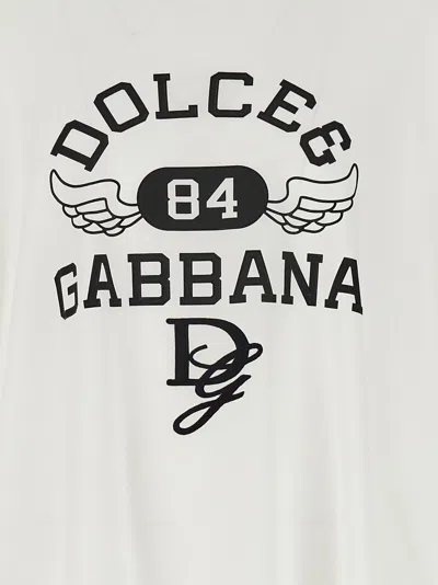 Dolce & Gabbana Men Cotton T-shirt In White