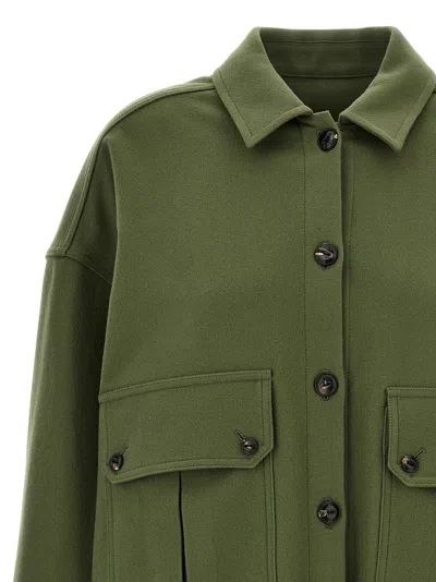 Fortela Green Monika Overshirt In Green