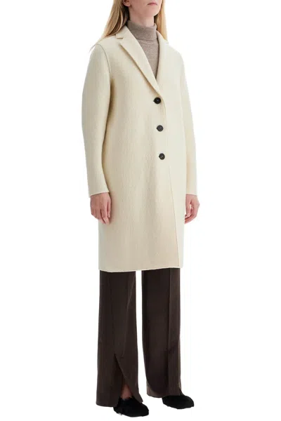 Shop Harris Wharf London Single Breasted Wool Coat In Boiled