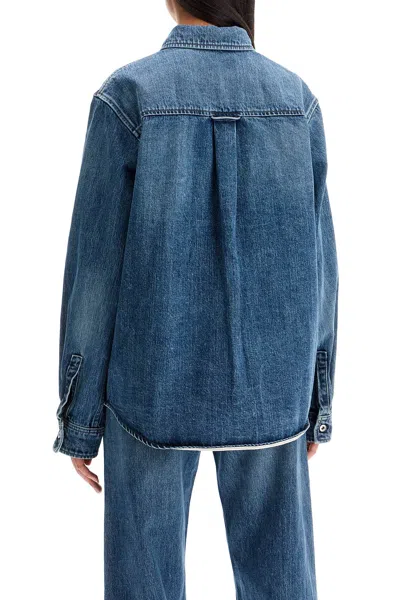 Shop Jil Sander Denim Overshirt