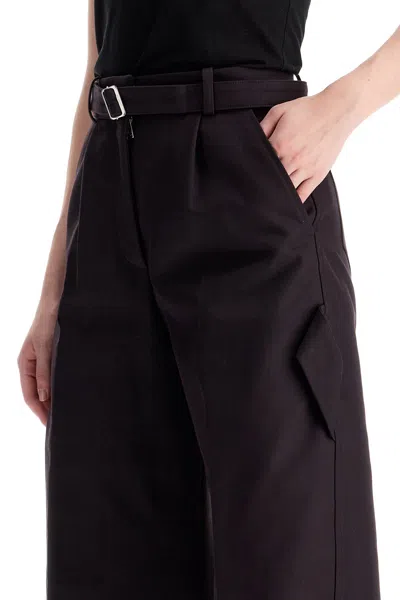 Shop Lanvin Balloon Canvas Pants For A