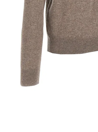 Saint Laurent Cassandre Cashmere Sweater Men In Neutral