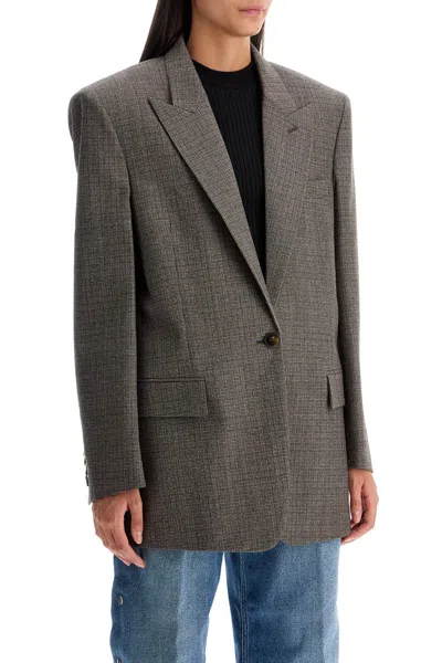 Stella Mccartney Houndstooth Single Breasted Bl