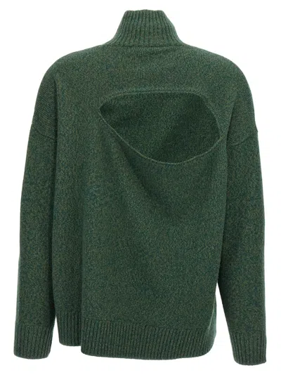 Victoria Beckham Cut-out Back Detail Knit Turtleneck