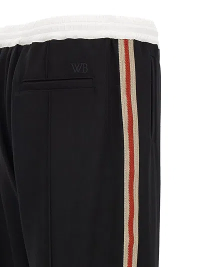 Wales Bonner Black Straight Leg Joggers
