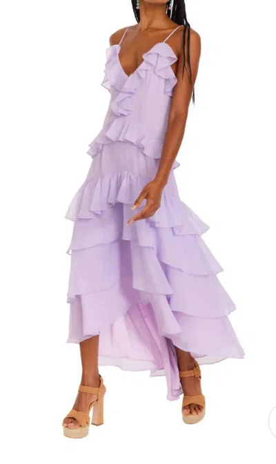 ALLISON NEW YORK CASSIDY MAXI DRESS IN LILAC 