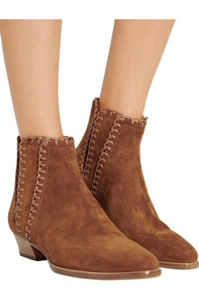 Shop Michael Kors Presley Suede Ankle Boots