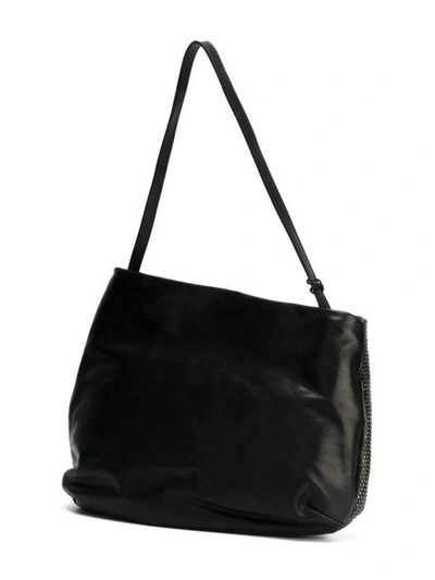 Shop Marsèll Studded Shoulder Bag In Black