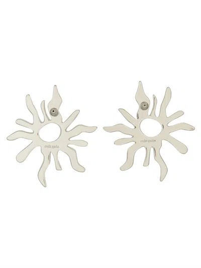 Shop Cult Gaia Earrings "soleil" In White