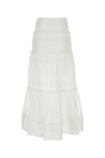 Shop Isabel Marant Étoile Skirts In White