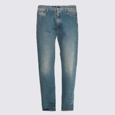 Shop Maison Margiela Jeans In Medium Blue