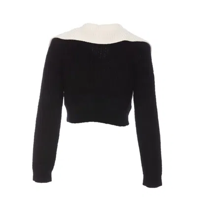 Shop Self-portrait Sweaters In Black