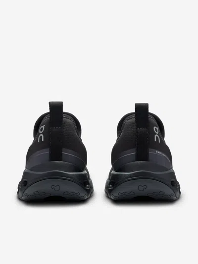 On Running Kids Cloudleap Trainers In Black