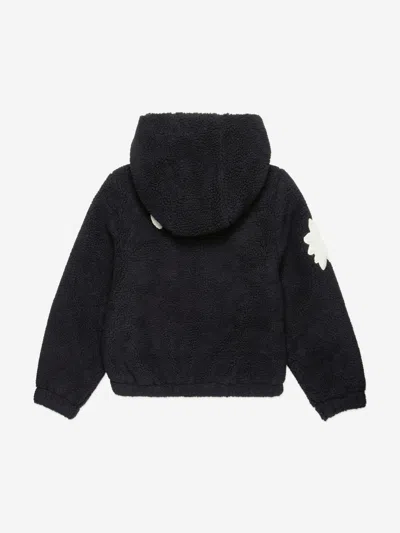 Marni Faux-shearling Hooded Jacket In Black