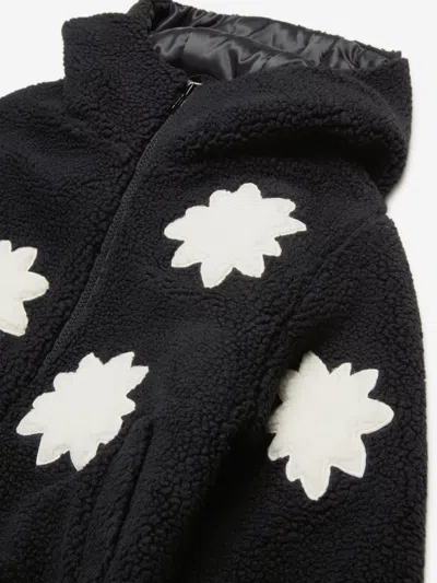 Marni Faux-shearling Hooded Jacket In Black