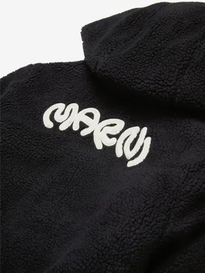 Marni Faux-shearling Hooded Jacket In Black