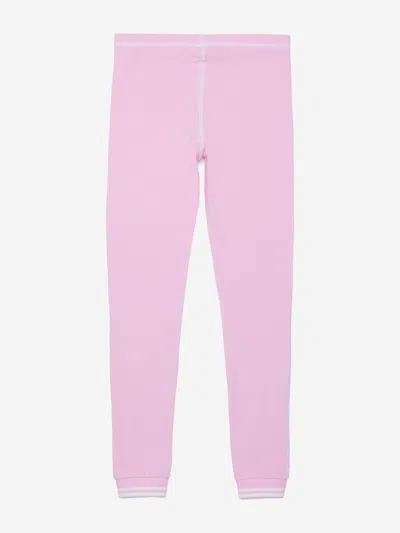 Marni Girls Cotton Trousers In Pink