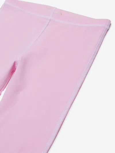 Marni Girls Cotton Trousers In Pink