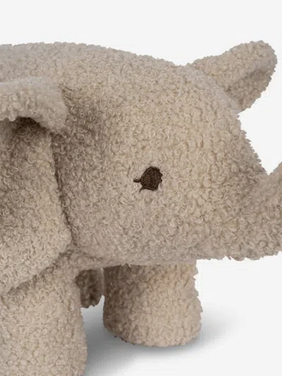 Konges Slojd Baby Elephant Soft Toy In Ivory