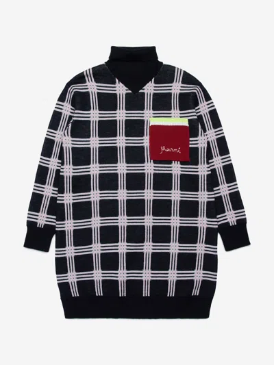Marni Girls Sweater Dress In Black