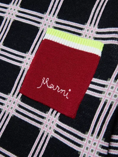 Marni Girls Sweater Dress In Black