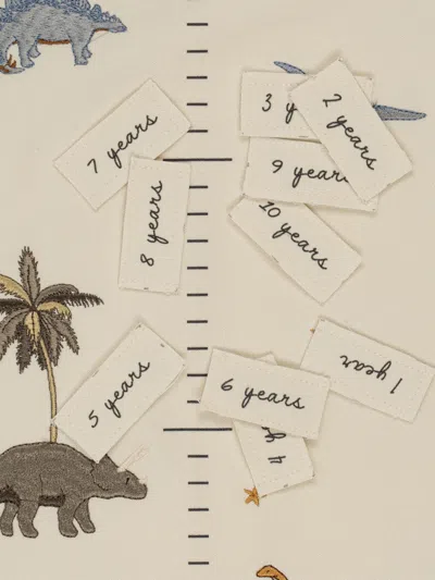 Konges Slojd Kids Dino How Tall Am I Now Height Chart In Multicoloured