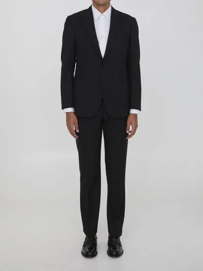 LARDINI MEN'S TWO-PIECE VIRGIN WOOL SUIT 