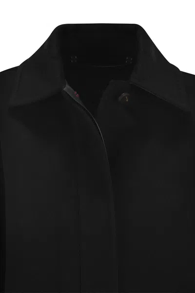 Shop Max Mara Oversize Cashmere Chemise Jacket In Black