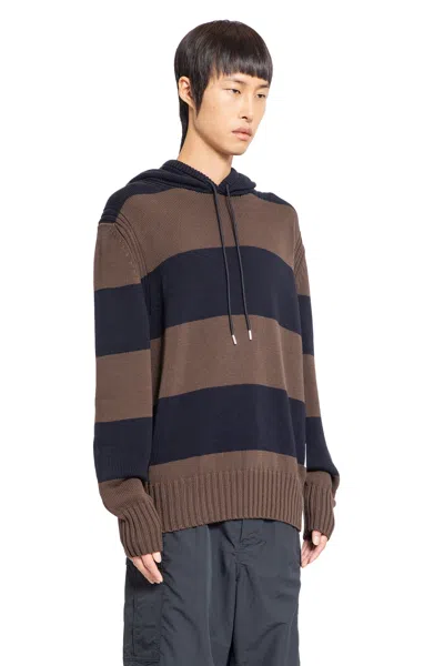 Shop Moncler Man Multicolor Knitwear