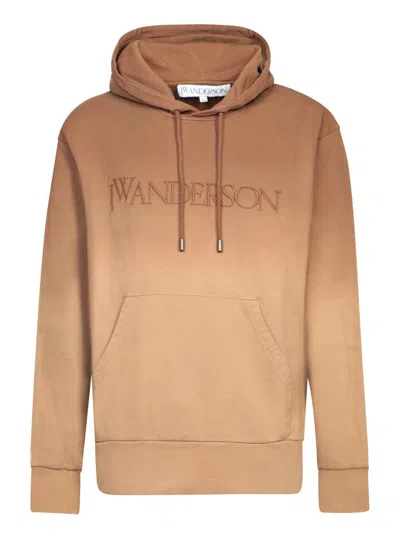 Shop Jw Anderson J.w. Anderson Sweatshirts In Brown