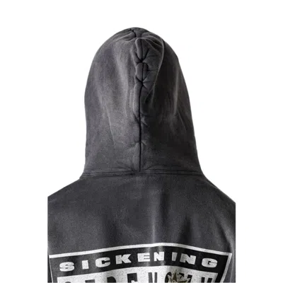 Saint Mxxxxxx X Denim Tears Hooded Cotton Sweatshirt In Black