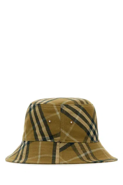 Burberry Twill Check-print Bucket Hat In Printed