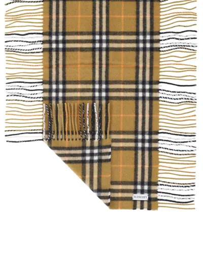 Shop Burberry Scarves And Foulards In Beige