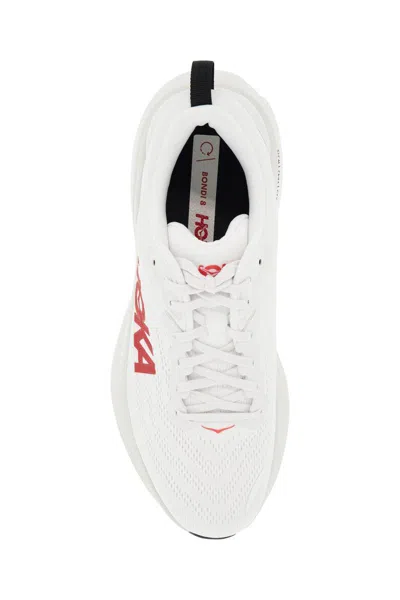 Hoka Bondi 8 Running Shoe In White