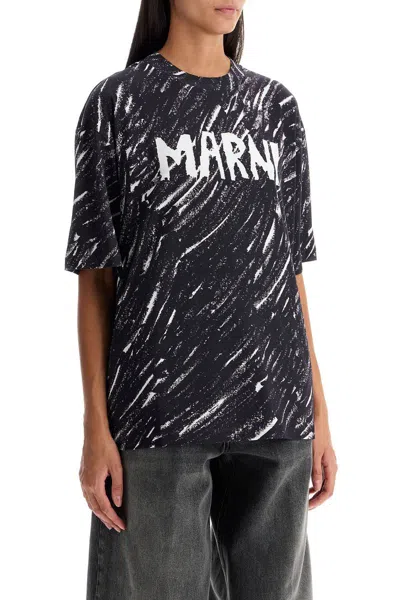 Marni T-shirt In Black