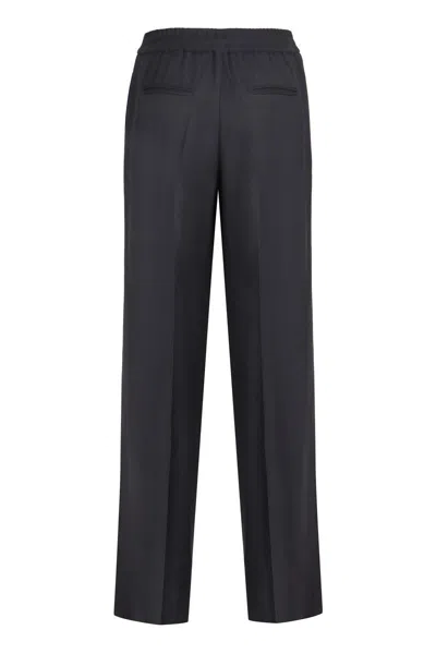 Pt01 Pt Torino Straight-leg Trousers In Blue
