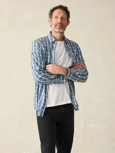 Faherty Movement&trade; Shirt In Seaside Blue Plaid