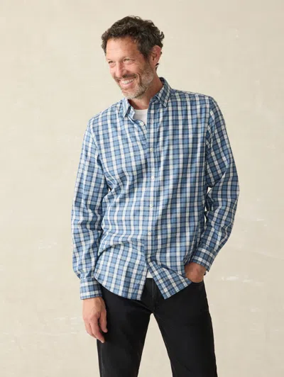 Faherty Movement&trade; Shirt In Seaside Blue Plaid