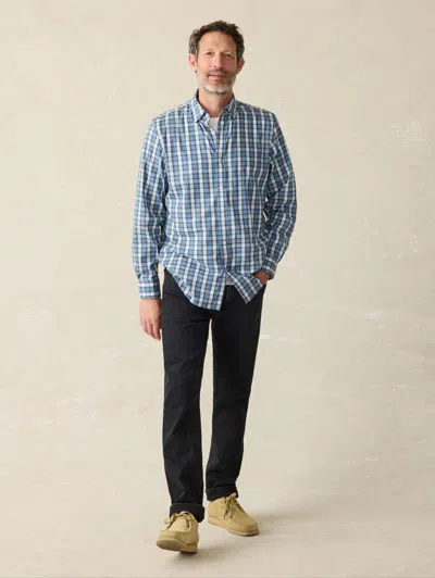 Faherty Movement&trade; Shirt In Seaside Blue Plaid
