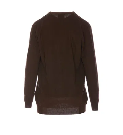 Shop Allude Sweaters In Brown