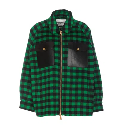 Shop Essentiel Antwerp Jackets In Green