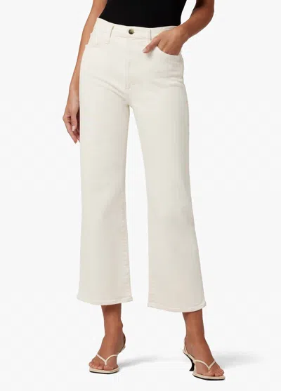 Joe's Jeans High Rise Cigarette Ankle Pant In Ecru In Black