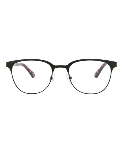 Mcq By Alexander Mcqueen Round-frame Metal Optical Frames In Black
