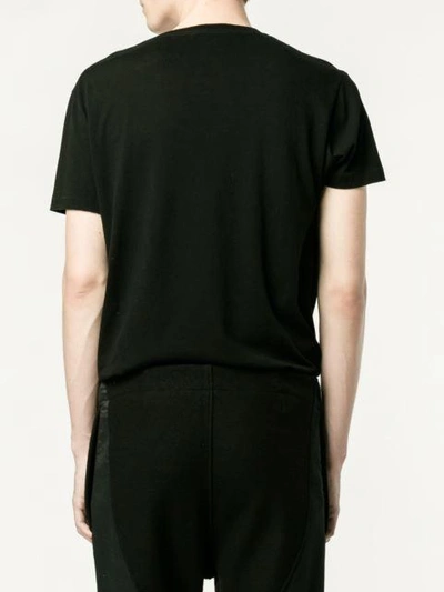 Shop Ann Demeulemeester Panelled Tailored Trousers In Black