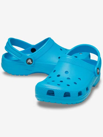 Crocs Toddler Classic Sabots Enfants Venetian Blue 25 In Blue