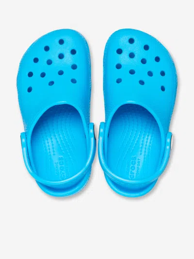 Crocs Toddler Classic Sabots Enfants Venetian Blue 25 In Blue
