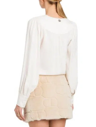 Shop Twinset Sweaters In White/cream